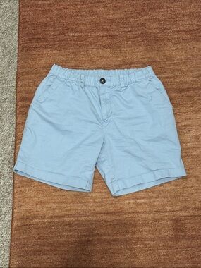 Chubbies Men’s Light Blue Casual Elastic-Waist Men’s Shorts Size Small